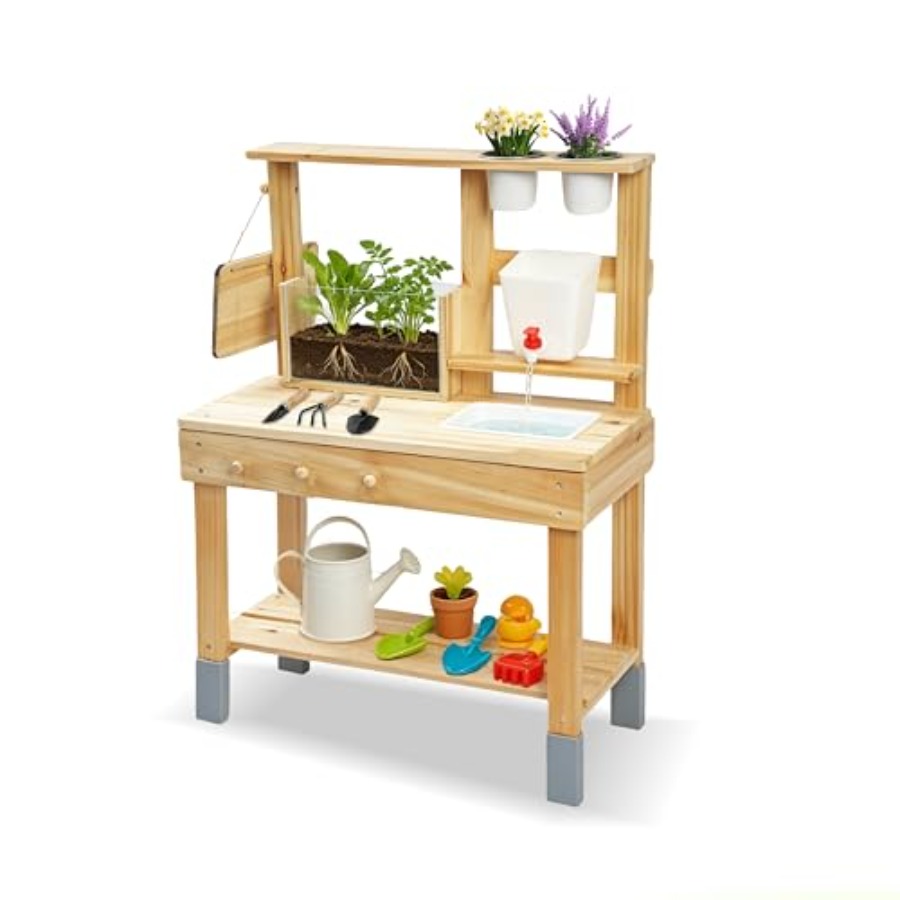 Kids Outdoor Chalkboard - Banco da Giardinaggio per Bambini da