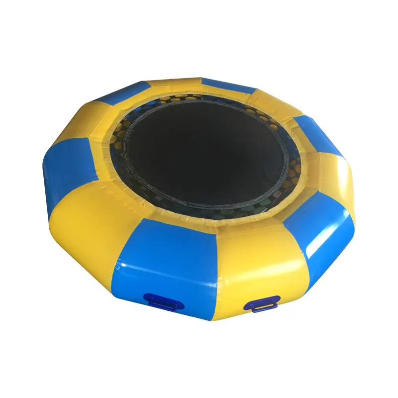 Kids Outdoor Jumping Toys - Trampolino Gonfiabile Gigante Galleggiante per Acqua,
