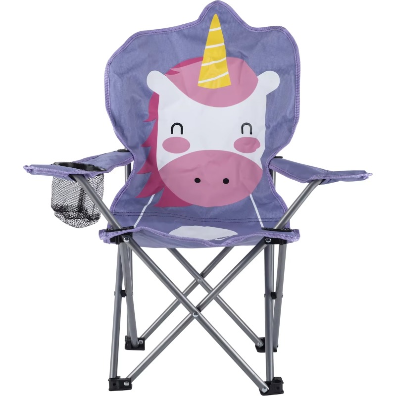 Kids Outdoor Foldable Chair - Sedia da campeggio pieghevole portatile per