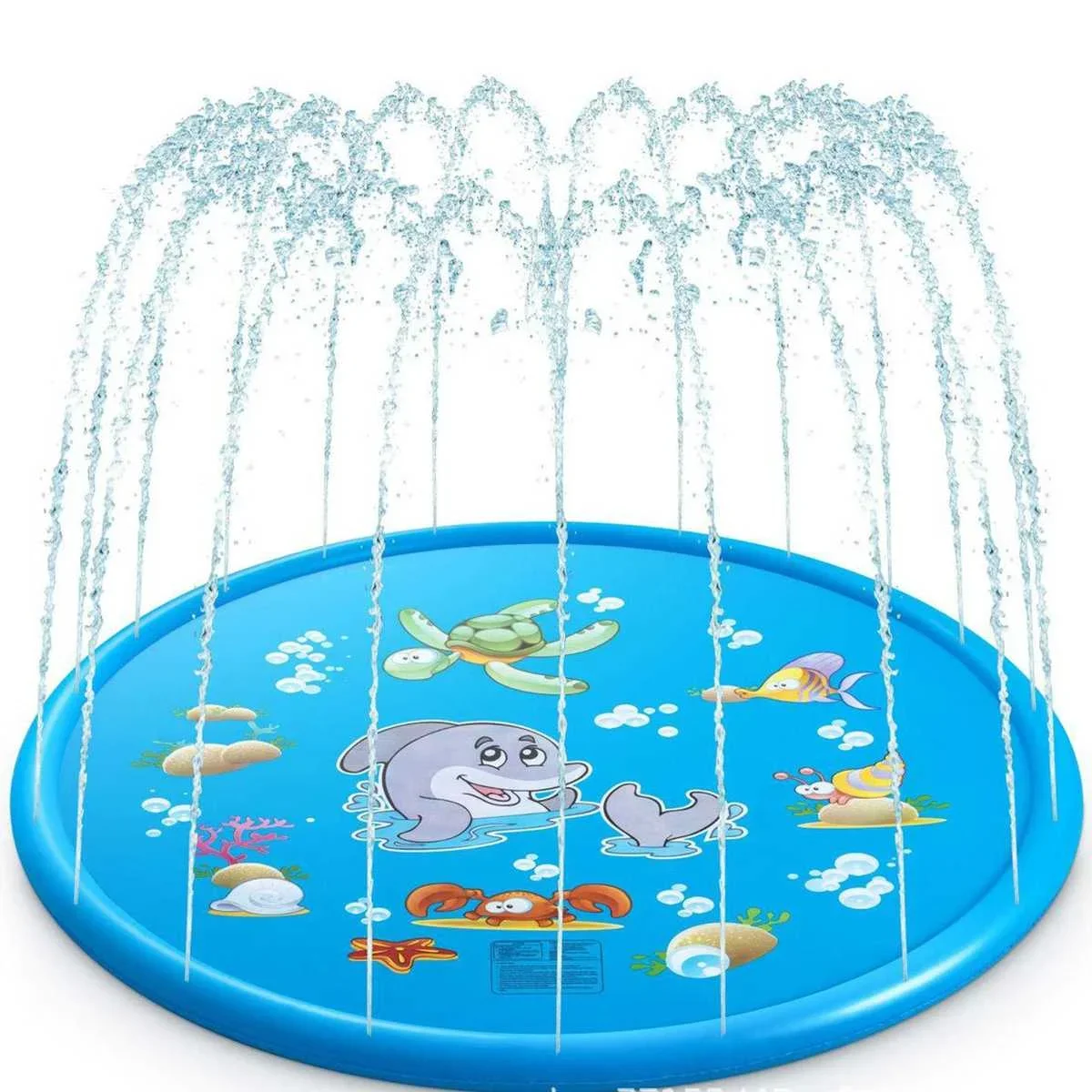 Kids Outdoor Water Play - Piscina Gonfiabile Rotonda per Bambini 100/170cm,
