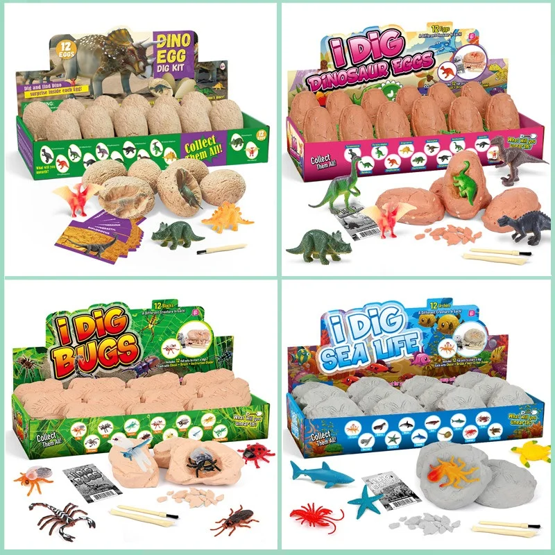 Kids Outdoor Digger - Kit di Scavo Archeologico con 12