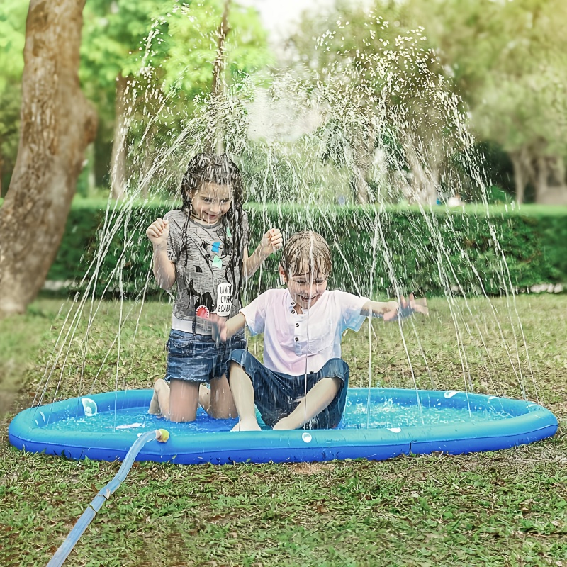 Kids Outdoor Water Play - Tappetino Spray per Bambini 100cm, Tappeto