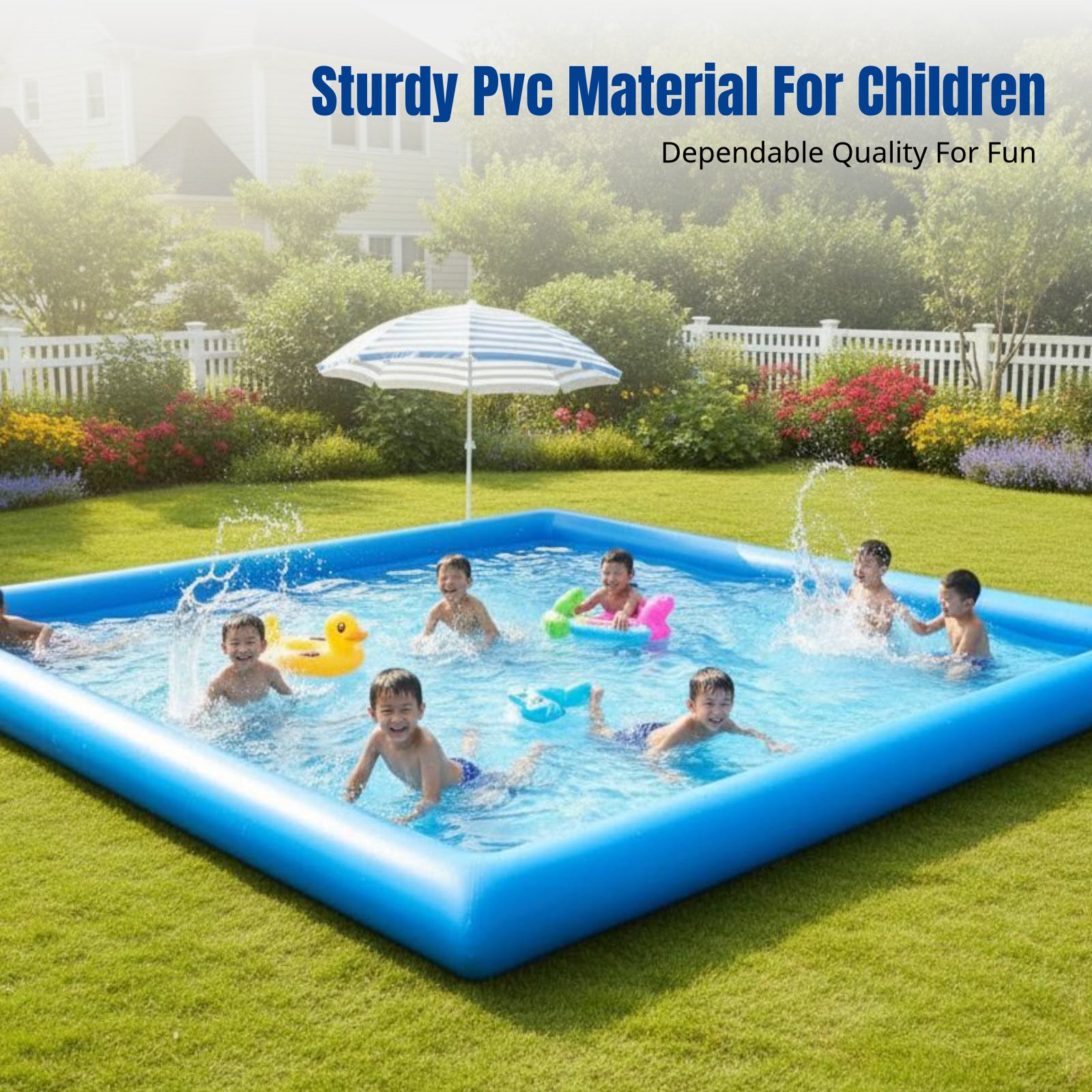 Piscina Gonfiabile Resistente, - Kids Outdoor Water Play recensione e prezzo