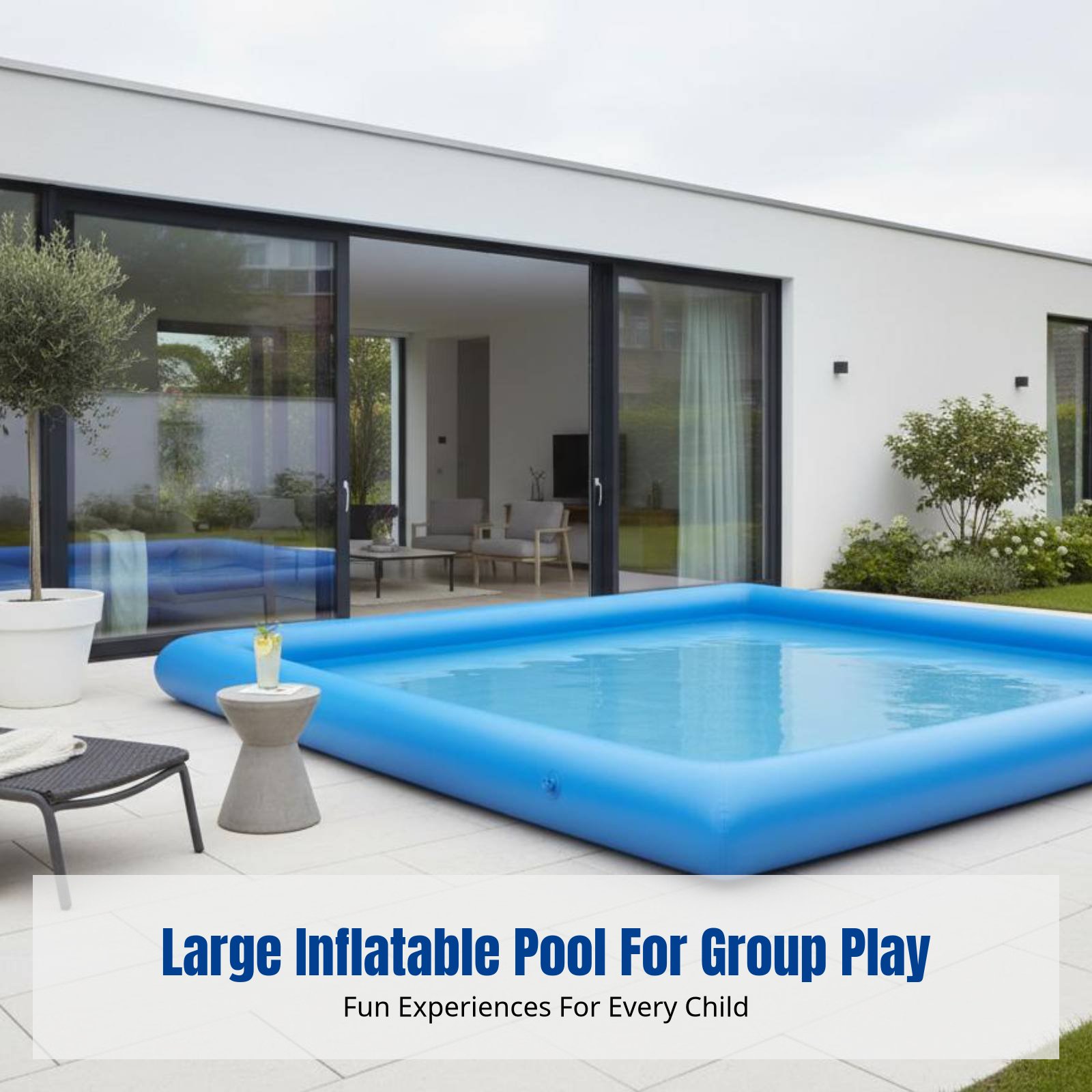Piscina Gonfiabile Resistente, - Kids Outdoor Water Play recensione e prezzo