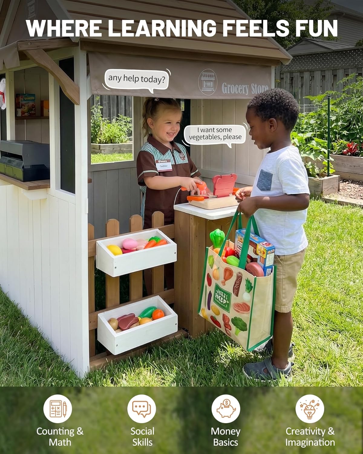 Casetta da gioco per bambini 2 - Kids Outdoor Chalkboard recensione e prezzo
