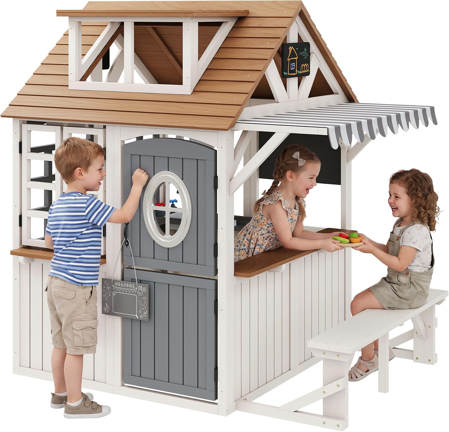 Casetta da gioco per bambini i - Kids Outdoor Chalkboard recensione e prezzo