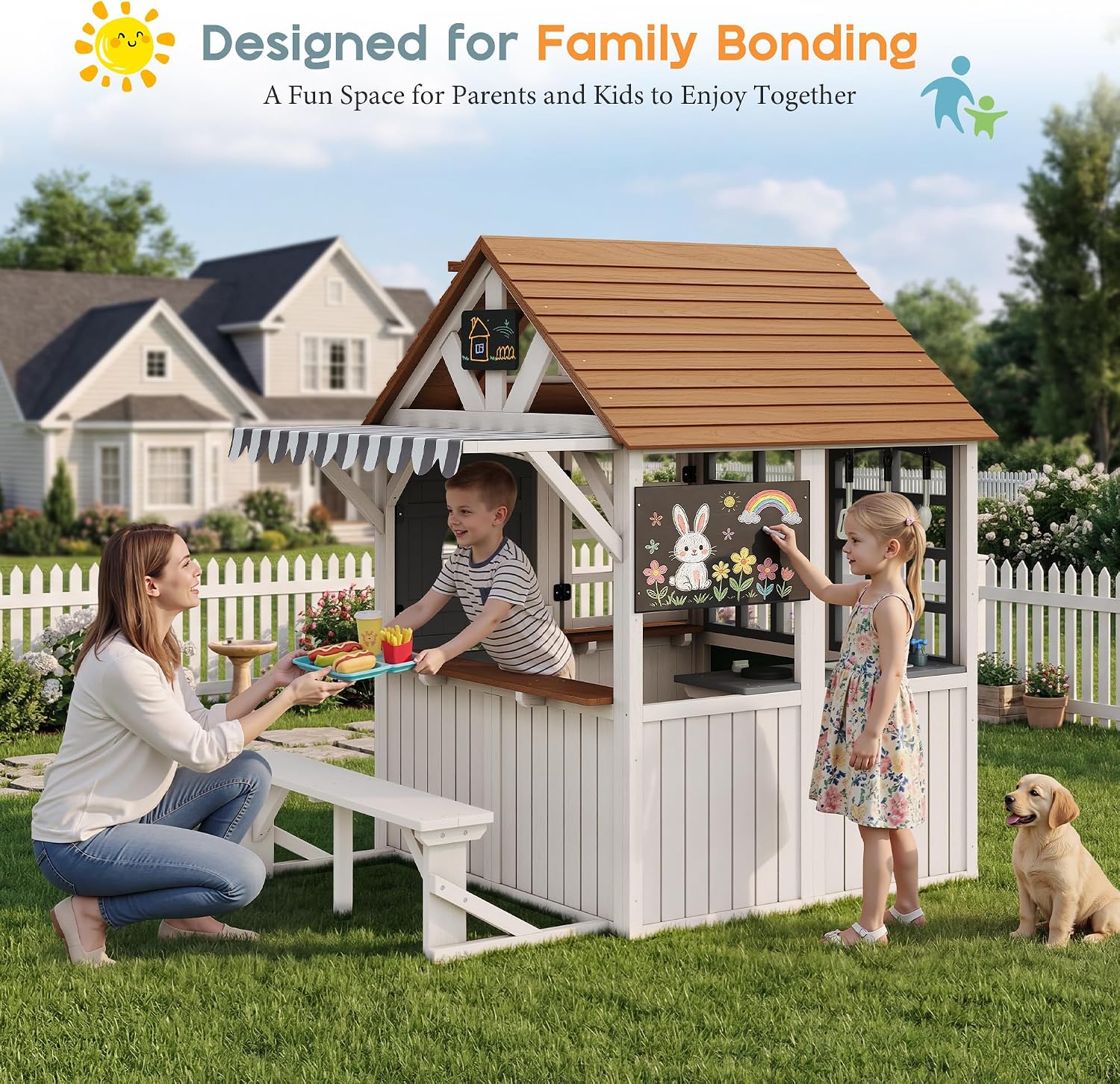 Casetta da gioco per bambini i - Kids Outdoor Chalkboard recensione e prezzo