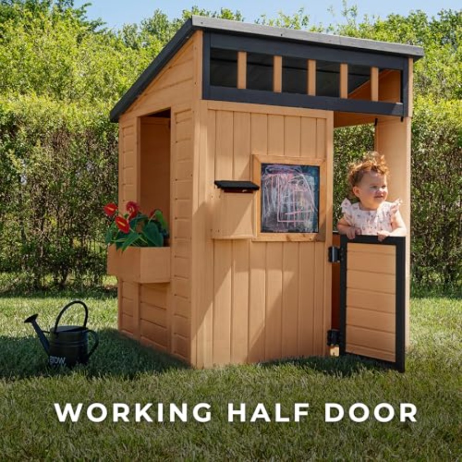 Casetta da gioco per bambini d - Kids Outdoor Chalkboard recensione e prezzo