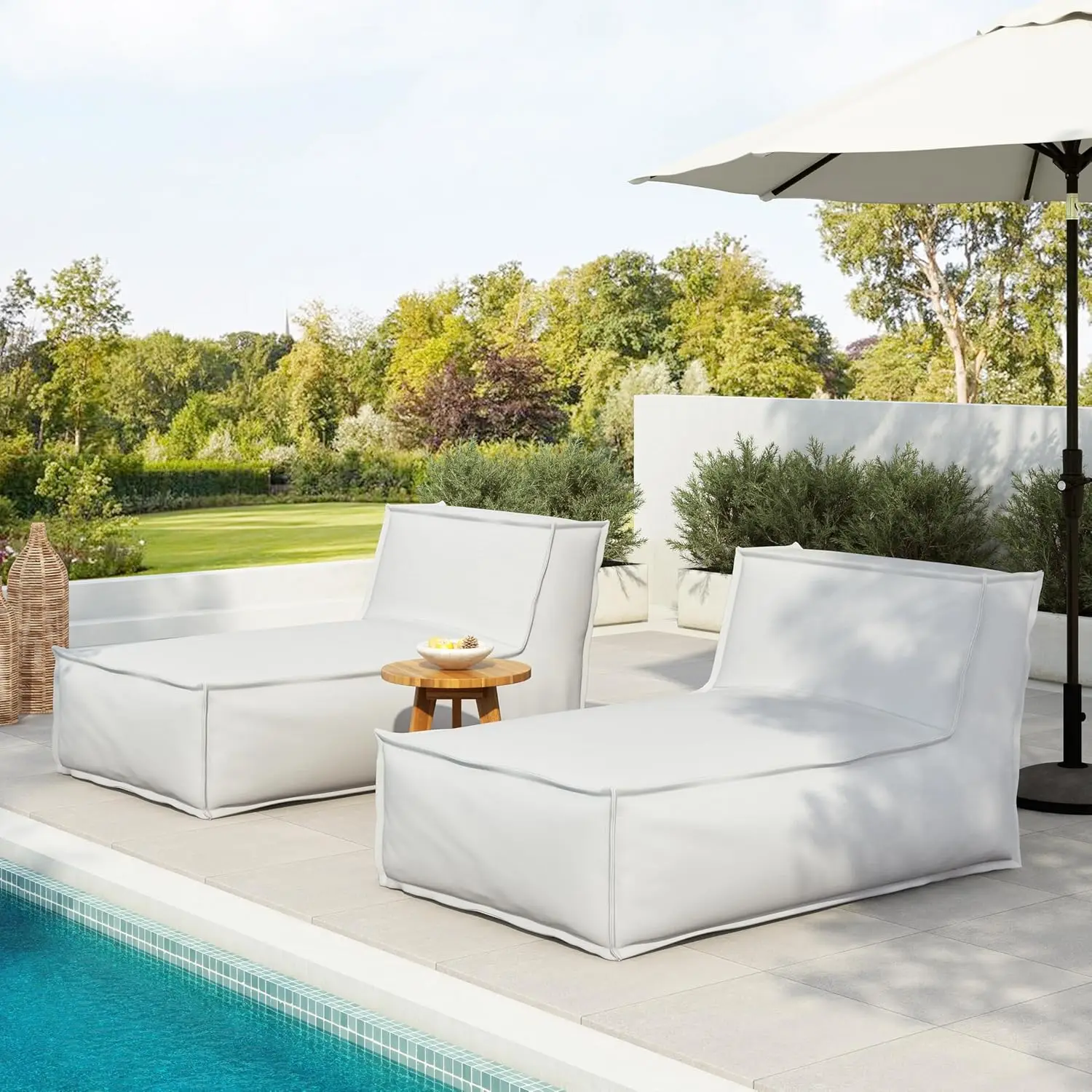 Set di 2 Poltrone Sacco Natty  - Kids Outdoor Lounger Chair recensione e prezzo