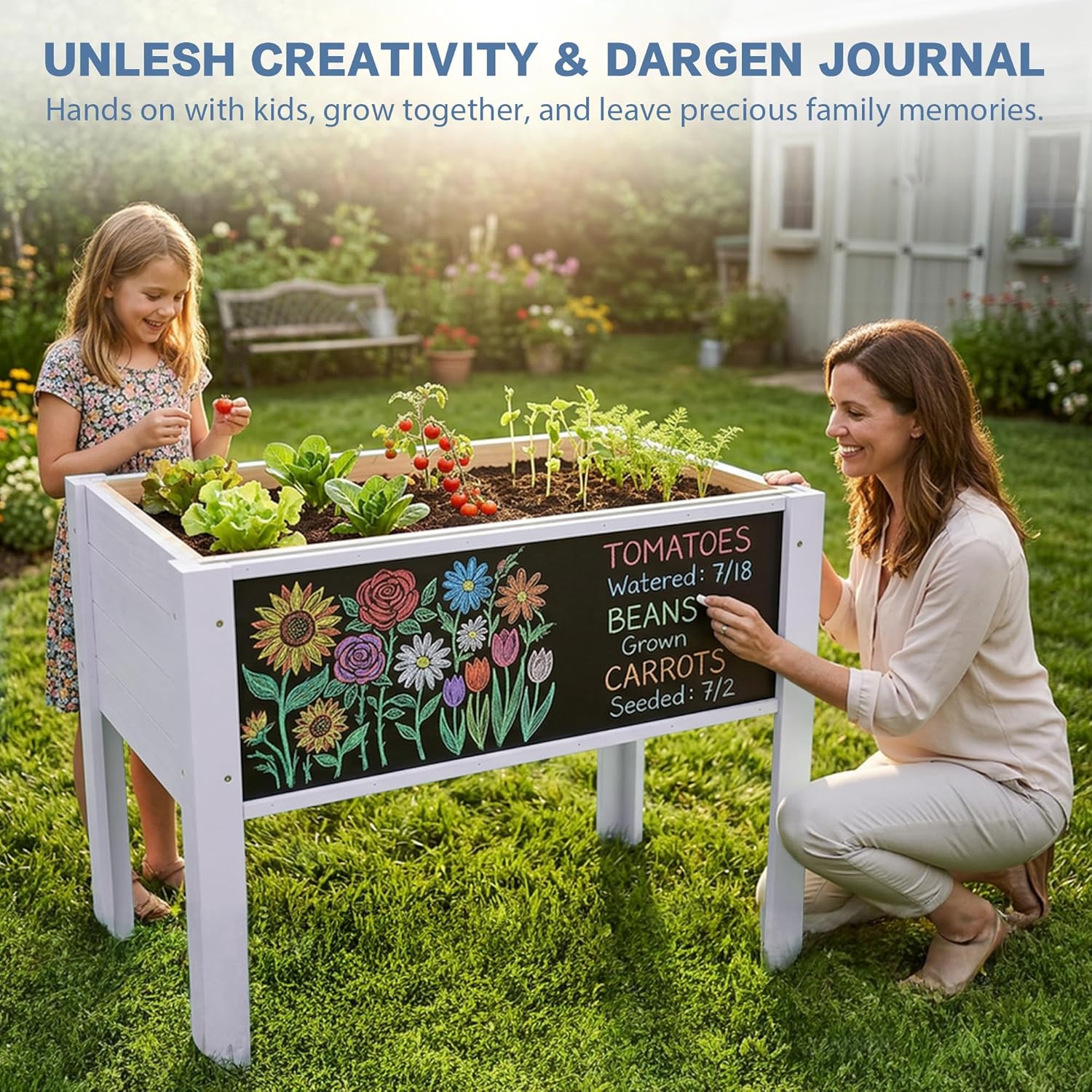 Fioriera rialzata per bambini  - Kids Outdoor Chalkboard recensione e prezzo