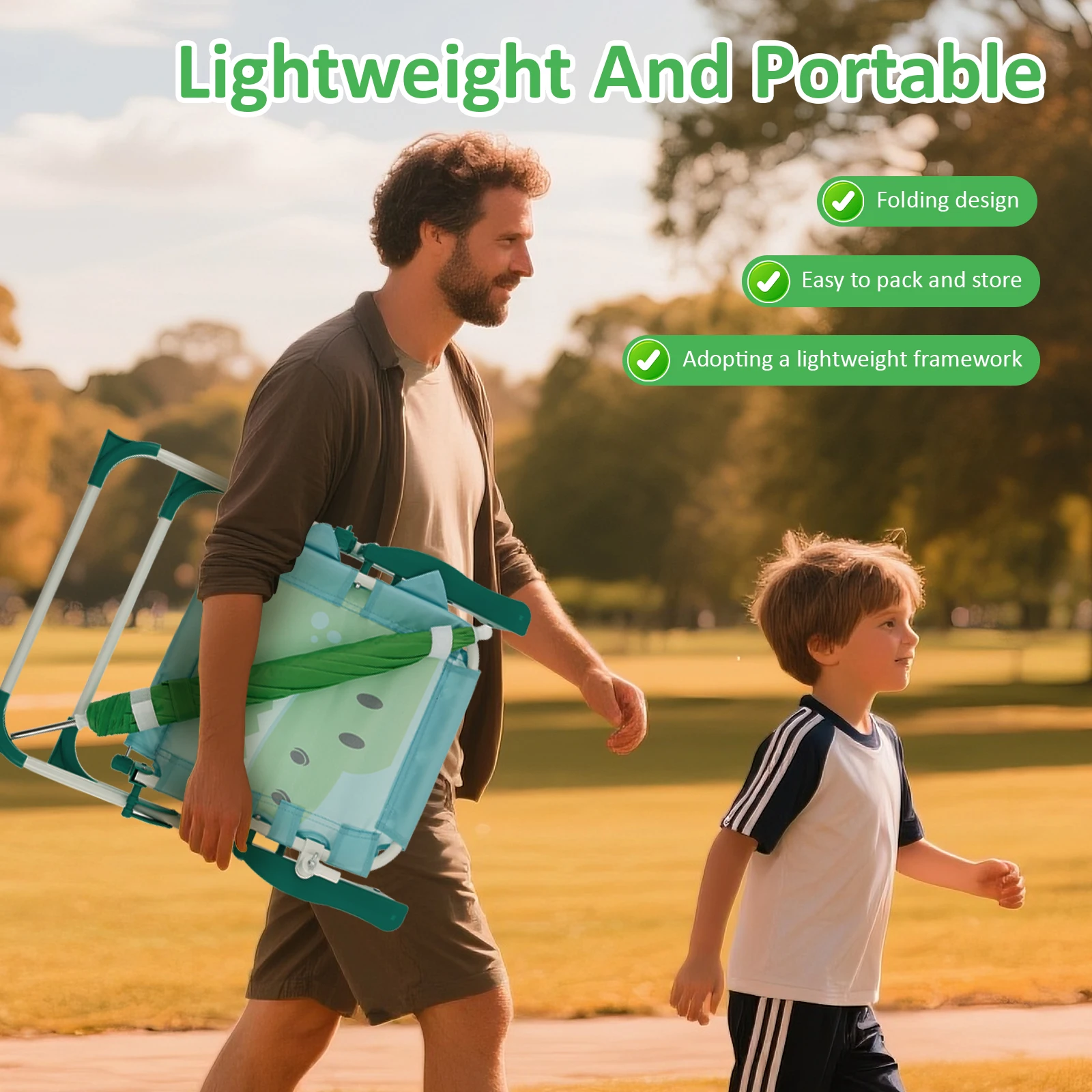 Sedia da spiaggia pieghevole p - Kids Outdoor Lounger Chair recensione e prezzo