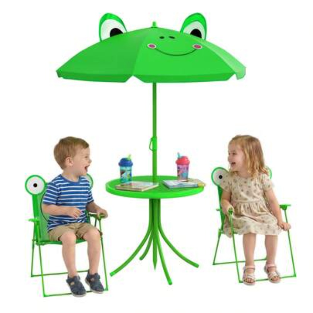 Set Tavolo e Sedie per Bambini - Kids Outdoor Table With Umbrella recensione e prezzo