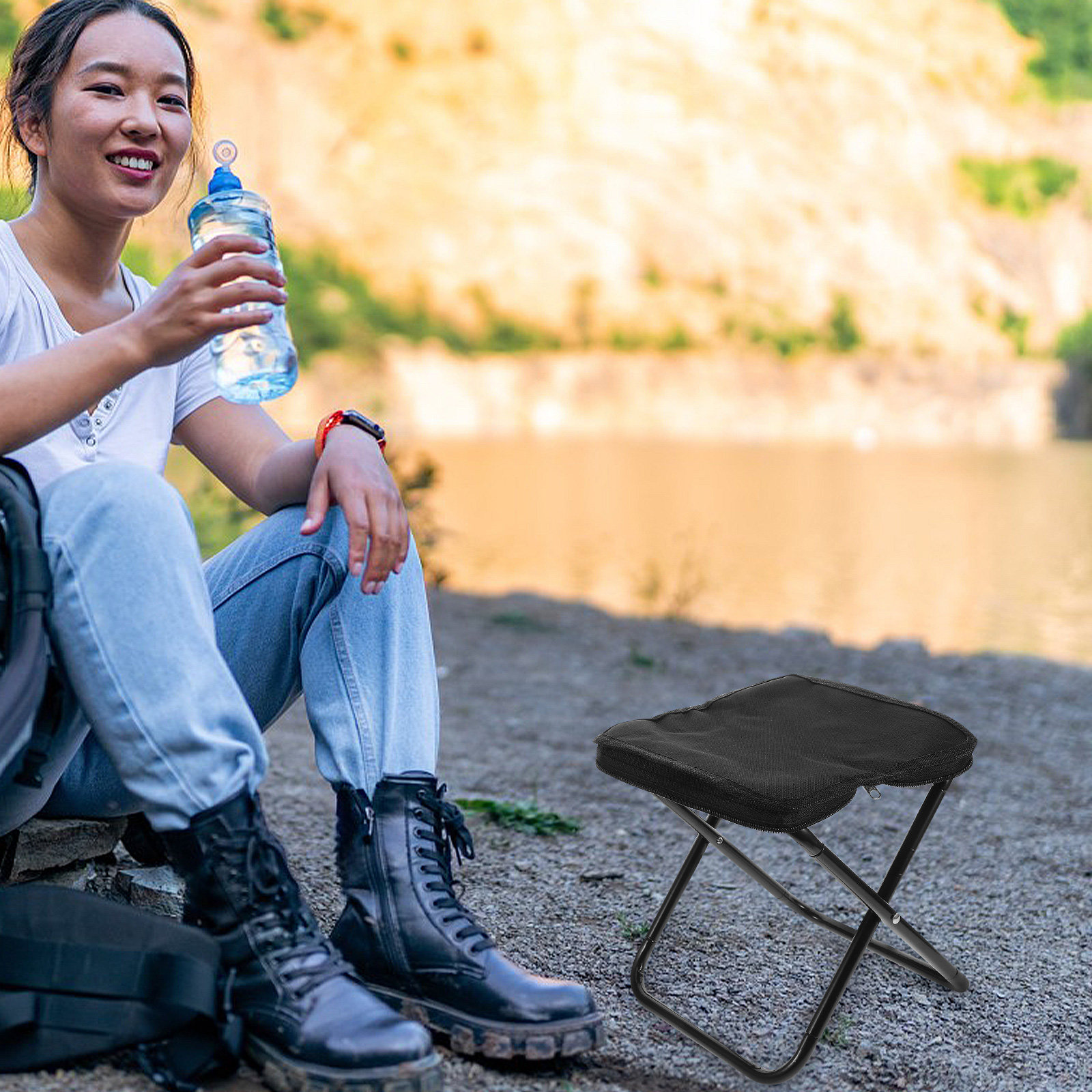 Sgabello Pieghevole Portatile  - Kids Outdoor Foldable Chair recensione e prezzo