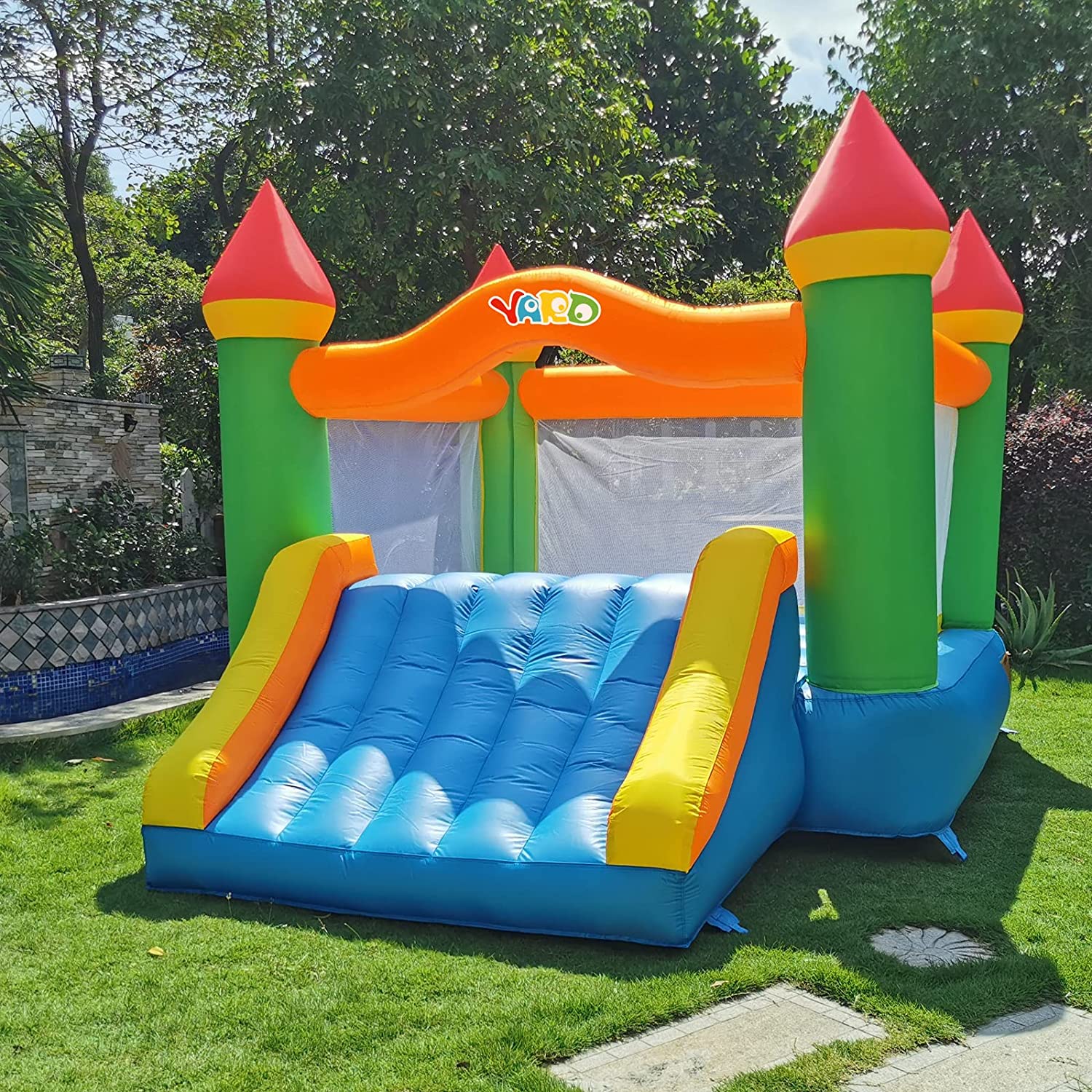 Casa di rimbalzo gonfiabile de - Kids Outdoor Wendy House recensione e prezzo