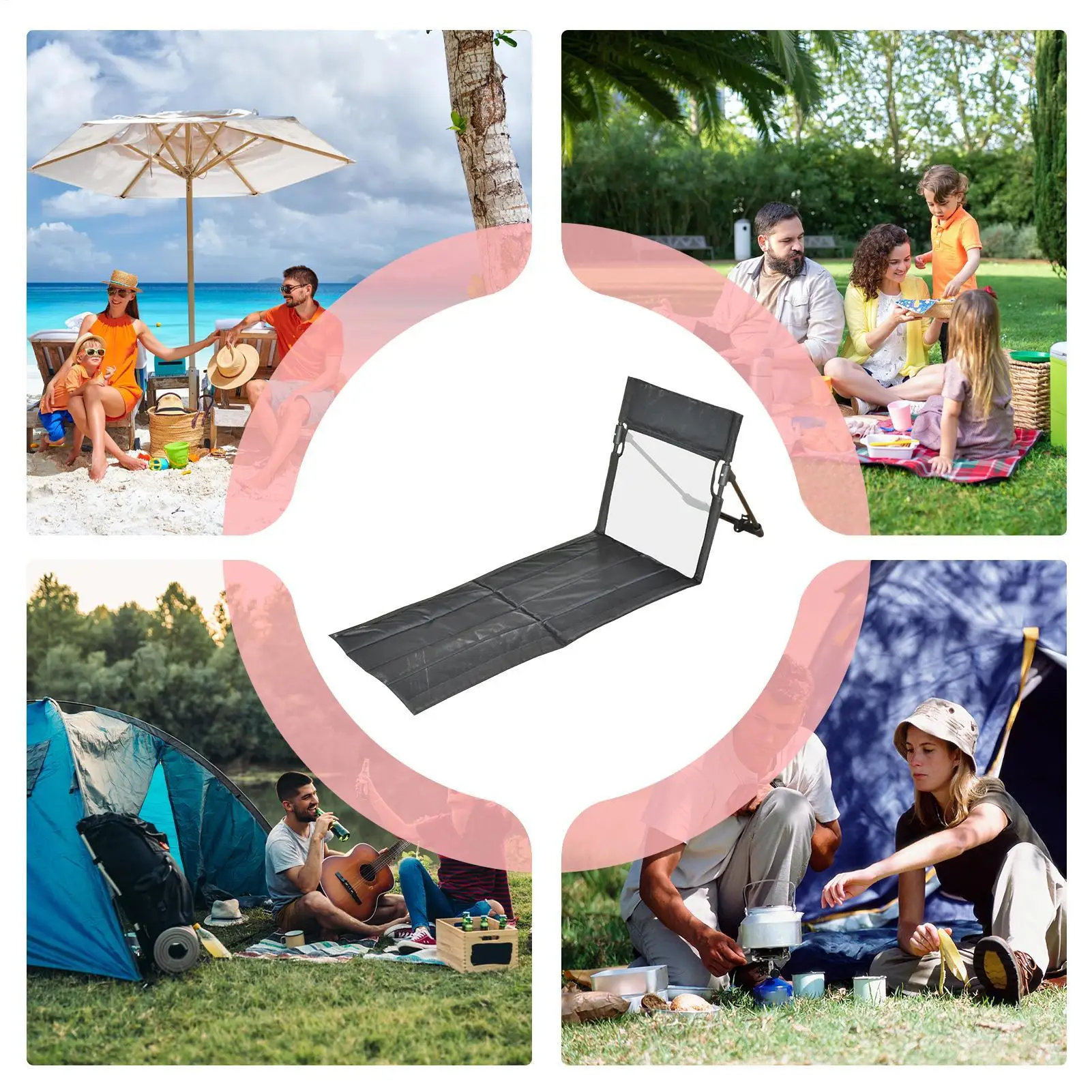 Sedia da Spiaggia Pieghevole,  - Kids Outdoor Lounger Chair recensione e prezzo