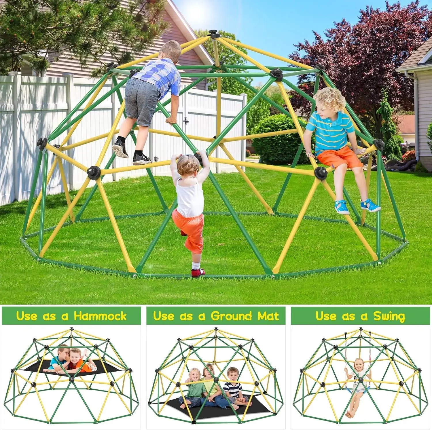 GIKPAL Climbing Dome, Dome Cli - Kids Outdoor Dome Climber recensione e prezzo
